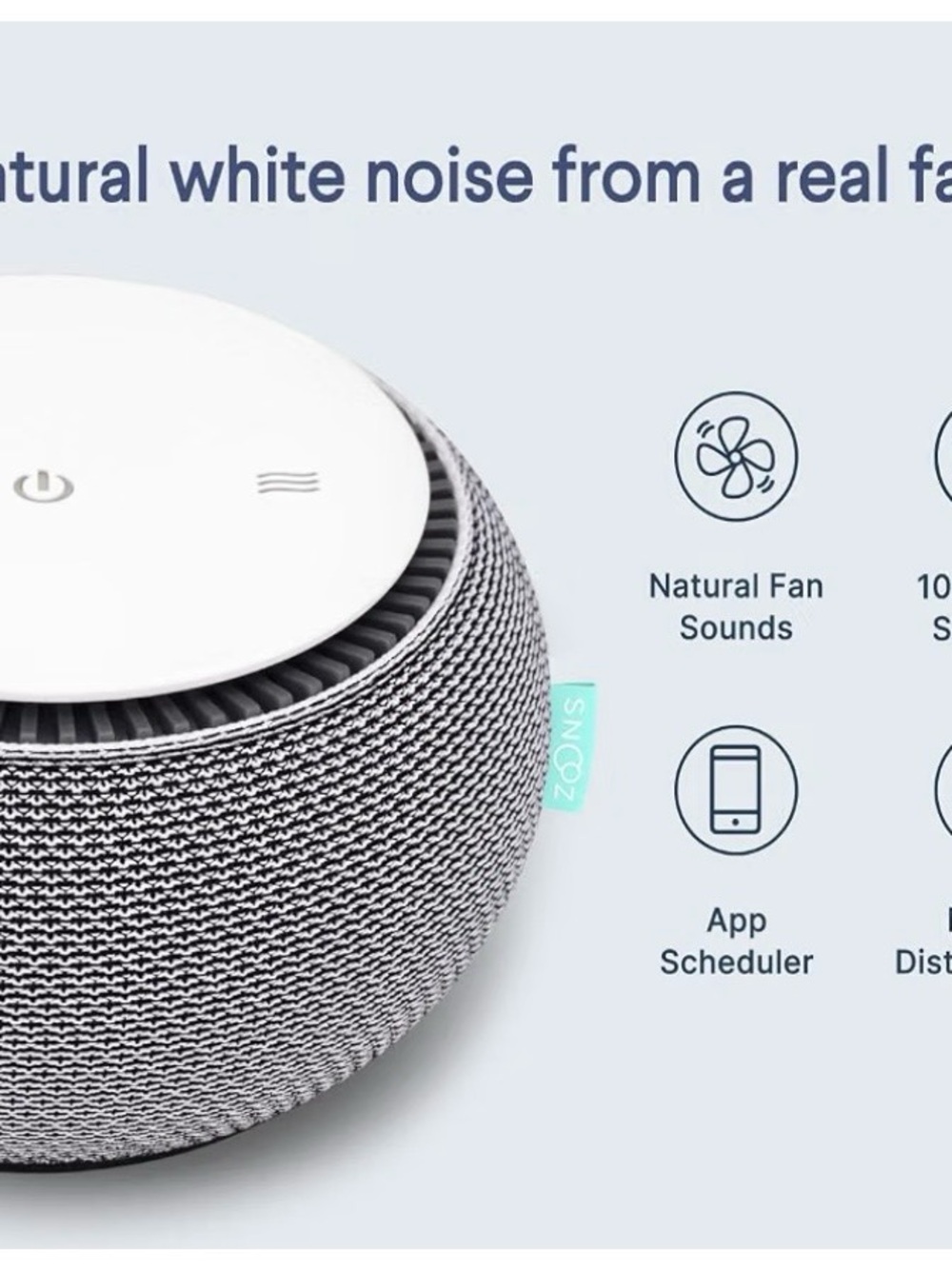 SNOOZ Smart White Noise Machine - Picture 3 of 10